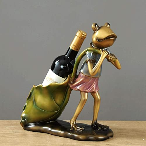 Soporte para botellas de vino estilo nórdico de resina miniatura 6