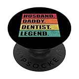 Photo Gallery marito papà dentista leggenda retro festa del papà popsockets popgrip intercambiabile Photo Gallery marito papà dentista leggenda retro festa del papà popsockets popgrip intercambiabile