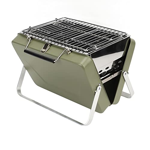 Parrilla portátil de carbón para barbacoa camping plegable antioxidante 2