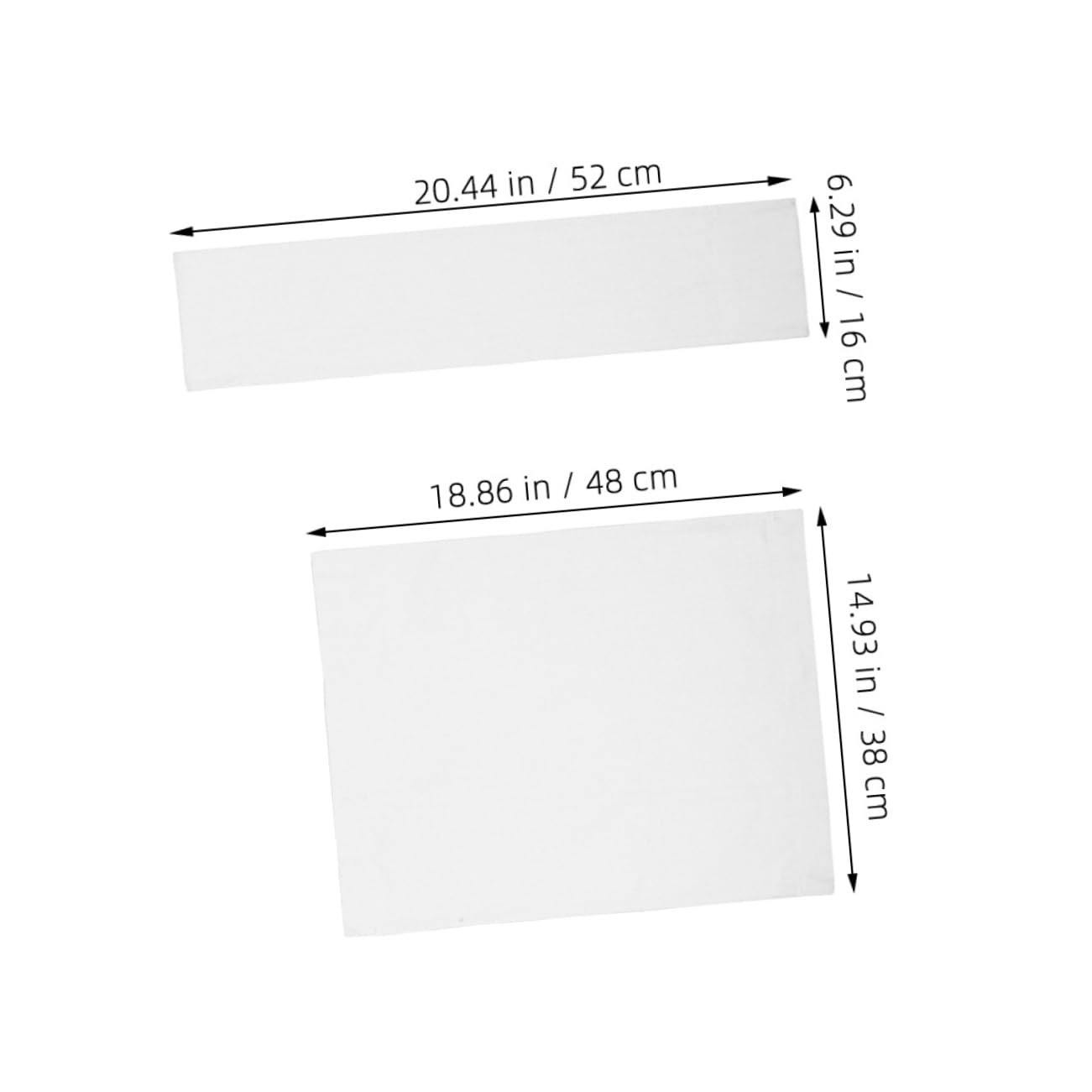 GRIRIW 2pc Directors Chair Replacement Canvas Seat Folding Sling Chair Repair for Home Office Gaming