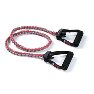 SPRI Braided Xertube Resistance Bands – Premium Exercise Band for Men & Women – Workout Equipment for Home Gym Fitness Training – Comfort Grip for Strength, Weights, and Resistance