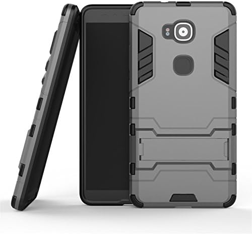 SCIMIN Huawei G8 Case, Huawei GX8 Hybrid Case, Dual Layer Protection Hybrid Rugged Case Hard Shell Cover with Kickstand…