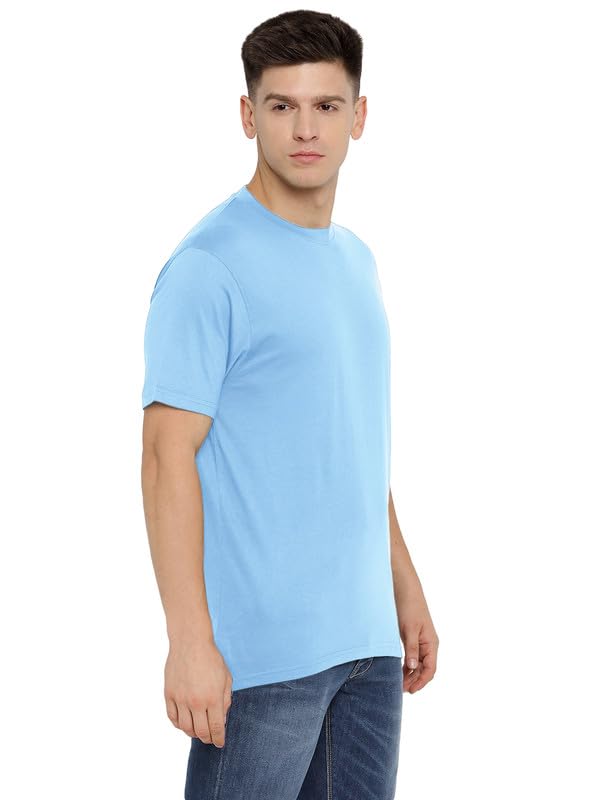 Image of AMERICAN CREW 100% Supima Cotton Round Neck T-Shirt for Men