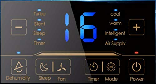 Mobiele airconditioner 9000 BTU, koeling, verwarming, luchtontvochtiger, energieklasse A, afstandsbediening - Afbeelding 3