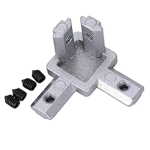 ELECTROPRIME 3-Way End Corner Bracket Connector for T Slot Aluminum Extrusion Profile 20 U7W4