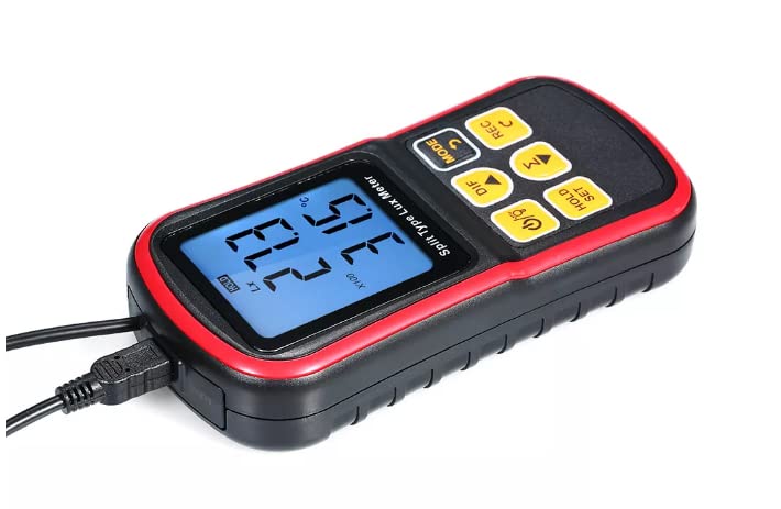 VIHELM GM1030 Luxmeter display