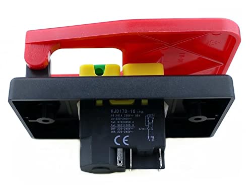 KJD17B 220V-240V 16A 5E4 electromagnetic Safety Switch with Emergency Stop Cover