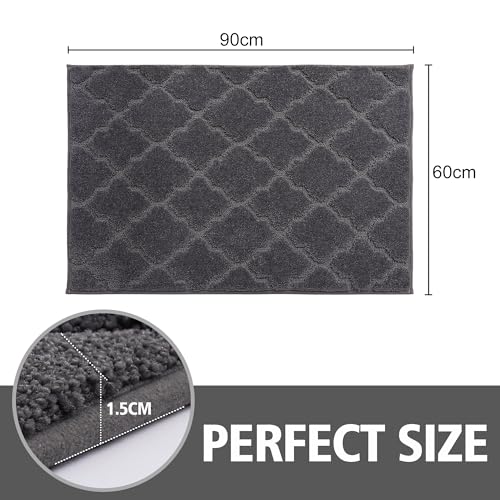 COSY HOMEER Front Door Mat 60x90 CM, Dirt Trapper Floor Mat - Image 2