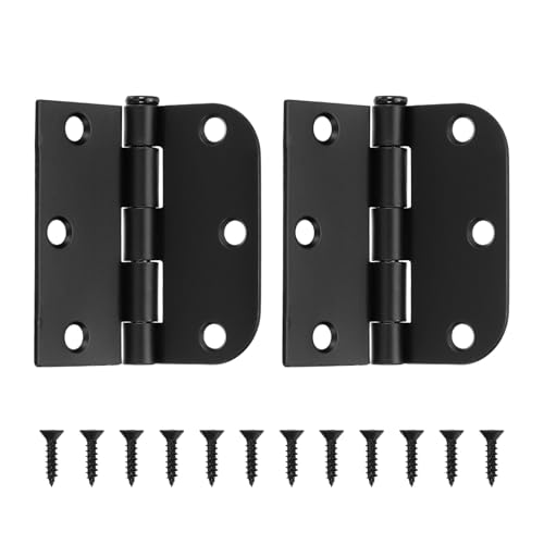 Charnière à roulement noir mat avec rayon de 1,5 cm robuste - 2