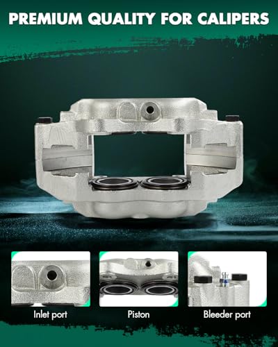 Image of SCITOO Front Right Brake Caliper Without Bracket 19766 Compatible For Jaguar For Vanden Plas 1982-1987,For Jaguar For XJ12 1974-1979 1981-1992,For Jaguar For XJ6 1974-1987,For Jaguar For XJS 1976-1996