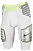 Nike Pro Combat Hyperstrong Compression Hard Plate (L, WHITE/WHITE/VOLT/VOLT)
