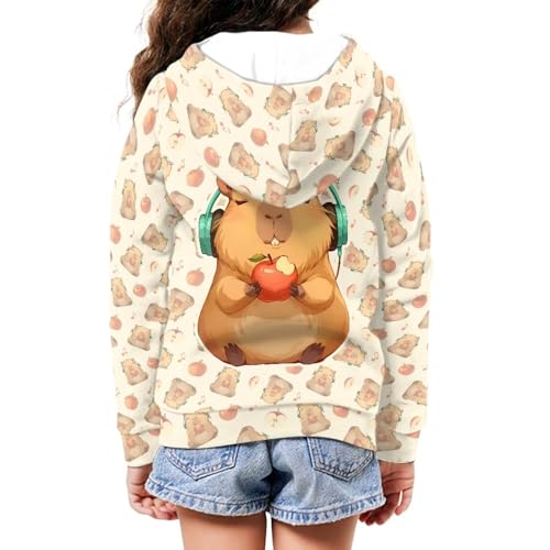 Image of Biyejit Kids Novelty 3D Graphic Printed Hooded Sweatshirt