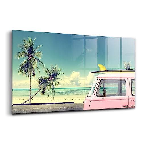 Peinture murale pour grands murs vides tableau verre innovant 100x50cm