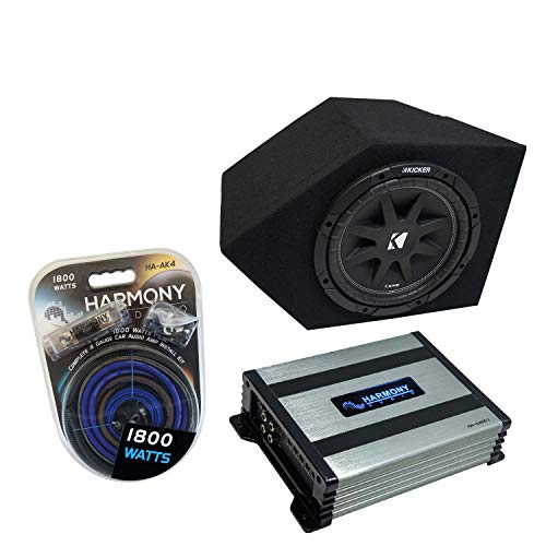 Harmony Audio HA-A400.1 Compatible w Chevy Camaro Coupe 1993-2002 Passenger Side Class D Mono 800W Sub Amp, 43C104 10