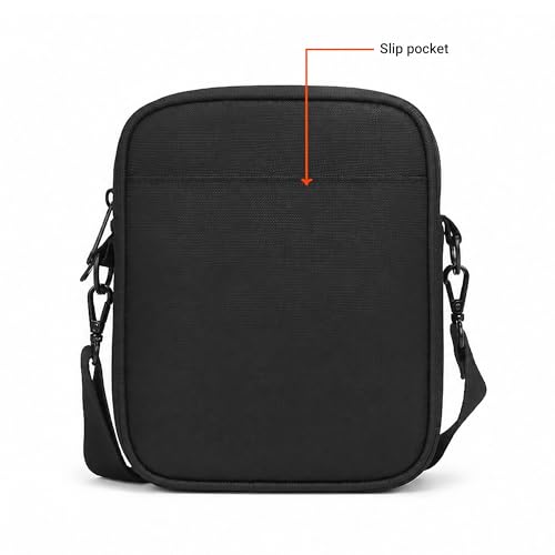 Image of Nasher Miles Premium Sling Bag | Crossbody Bag | PU & Polyester One Shoulder Bag| Multipurpose Travel Bag | Ideal for Daily Use, Office, Travel, Hiking
