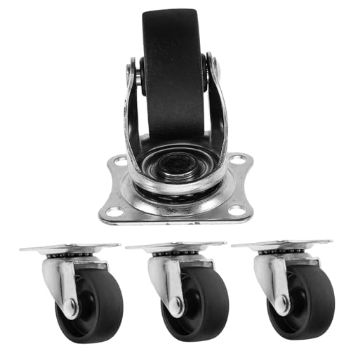 ledmomo 4個 オフィスチェア車輪 多方向転 高耐久性 交換用家具キャスター スムーズな動きと安定性アップ 室内用ユニバーサルマルチユース