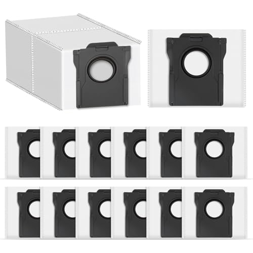 14 Stück Ersatz-Staubsaugerbeutel für Dreame L20 Ultra / X30 / X40 Ultra / X50 Ultra Complete L10 / L10s / L10s Pro L40 / L40s L50 Ultra sowie Mova E30 / E40 / V50 / P50 / P50s Ultra Saugroboter