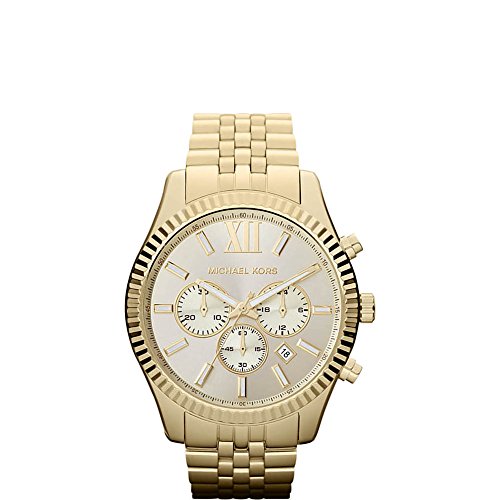 Michael Kors Women's Chronograph Lexington Goldtone Stainless Steel Bracelet Watch