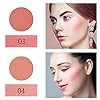 CCbeauty 8 Colors Face Blush Palette Matte Shimmer Professional Natural Long Lasting Lightweight Portable Foundation Contour Highlight Pressed Powder Makeup Palette for Women Girls