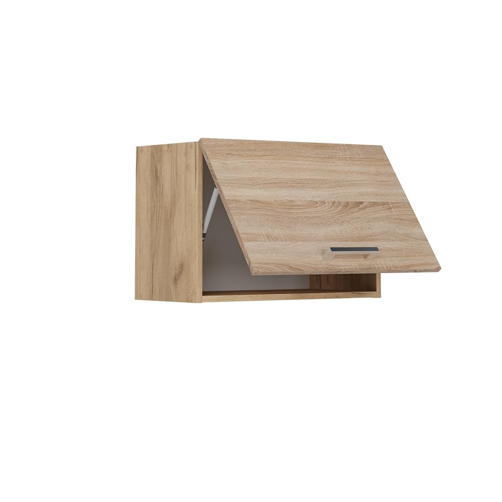 Vicco Hängeschrank R-Line, Sonoma, 60 cm Flach, zur freien Kombination innerhalb modularer Küchensysteme