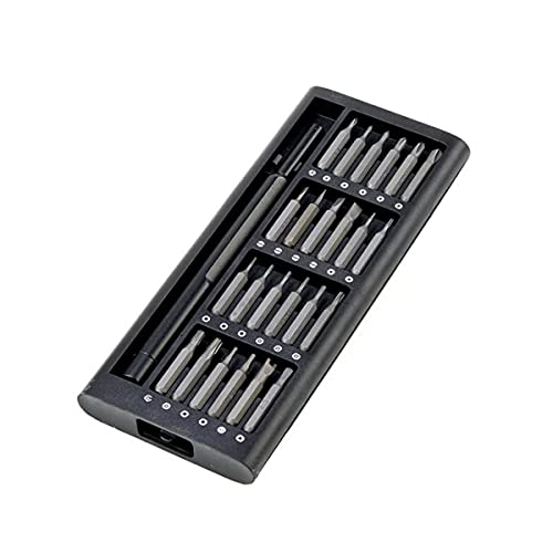 Juego de destornilladores de precisión 24 en 1 caja aluminio miniatura 5