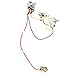 Guitar Circuit Wiring, Guitar Wiring Harness Less Noise Sturdy for Pickup (Large Electric GU107 3cm)
