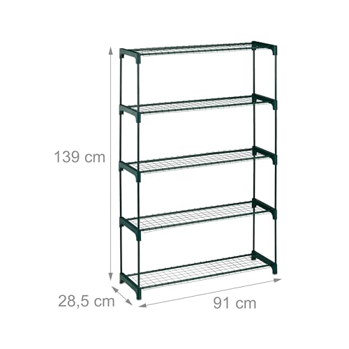 Support fleurs 5 niveaux pour optimiser l'espace et ranger les plantes vertes