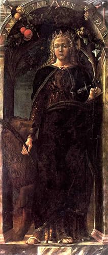 Tableau toile de maître Sainte Euphémie | Peinture décorative Mantegna de haute qualité