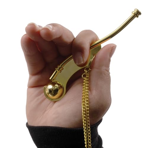 Silbato Náutico Rothco con Cadena Larga Dorado miniatura 5