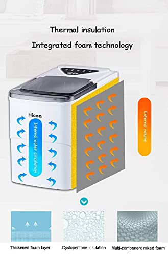 Máquina para hacer hielo en mostrador 15kg 24h miniatura 3
