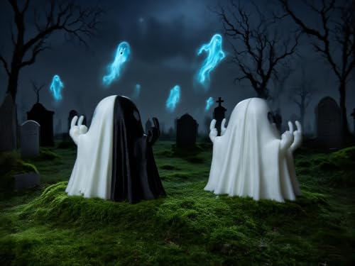 2 Piezas Imanes Decorativos Fantasma para Refrigerador miniatura 3