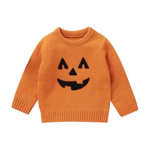 PanLidapan Halloween Pumpkin Knitted Jumper Cover