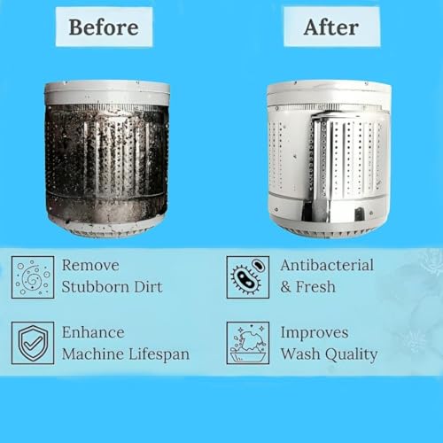 Image of Samsung Washing Machine Drum Cleaning Powder Descaling Powder for Top & Front Load Samsung Washing Machine (WashDSFing & Drum Cleaner) Scale Remover, (pack of 1)