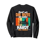 Namensgeschenk für alle leidenschaftliche Angler! Reicht mir die Rute ihr Narren Hardy will angeln ist eine tolle Geschenkidee für jeden Angler namens Hardy!