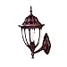 Acclaim 5062BW Suffolk Collection 1-Light Wall Mount Outdoor Fixture, Burled Walnut
