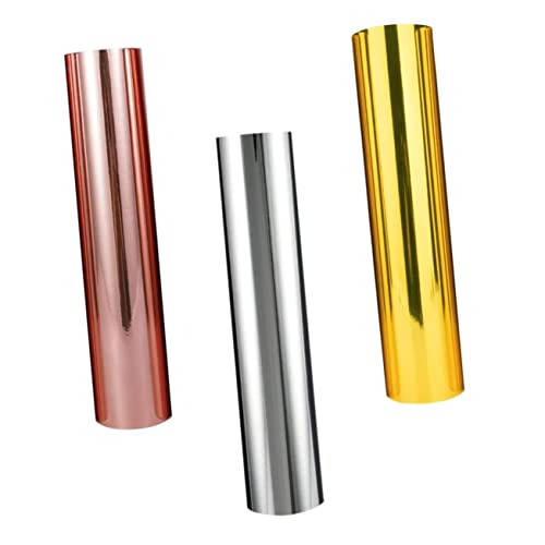 KALLORY 3Pcs Adhesive Vinyl Sheets for DIY Decoration Durable Material for Indoor Outdoor Craft Projects Compatible with Cutting Machines