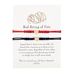 Black red heart bracelets