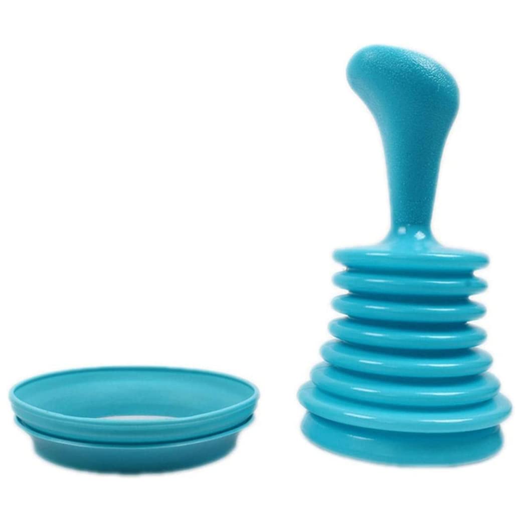 Jualyue Sink Plunger Powerful Drain Plunger Mini Handheld Pump Cleaner for Home Sinks Bath Shower Kitchen