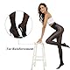 DMNQ 2 Stücke Ouvert Strumpfhosen Damen,Strumpfhose Ouvert,Strumpfhose Offen Schritt,Ouvert Leggings,Damen Strumpfhose mit offenem Schritt zu Jedem Outfit Tragen(Schwarz/Einheitsgröße/80-165 Pfund)