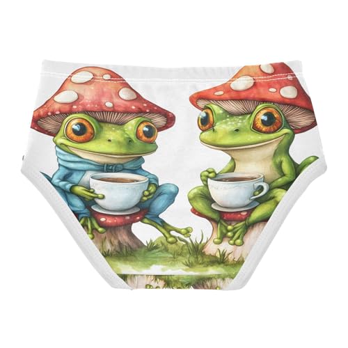 Cute Mushroom Frog Toddler Girls's Underwear 2T 202b90132