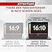 SightPro Magnetic Laptop Privacy Screen 16 Inch 16:10 - Patented Removable Laptop Privacy Filter Shield and Protector