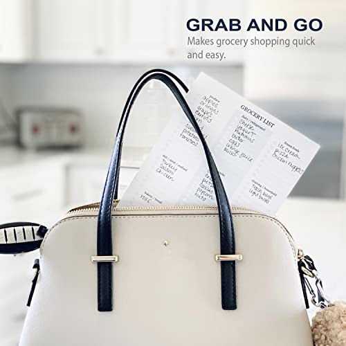 Grocery List Notepad- Categorized Store Aisle, Quick And Easy Grocery Shopping, Always Know What's For Dinner, Save Time And Money, Portable 8.5" X 5.5" Notepad, 50 Sheets (Grocery List Notepad) #TOP7