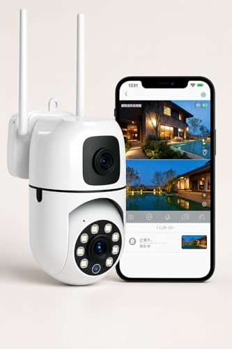 Image of 1080p FHD WiFi Wireless Security Camera with Audio & Night Vision - Live Feed, Motion Detection, Perfect for Home & Office Security (Wall Camera-1 pc)