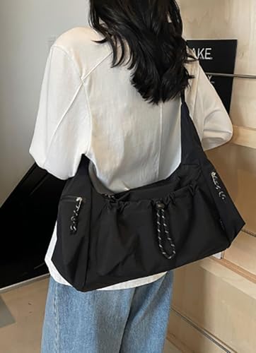Slouchy Women's Nylon Crossbody Bag Large-capacity Shoulder Purse Designer Casual Ladies Tote Commuter College Bag2