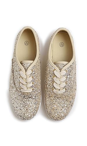Image of FEVERSOLE Women's Fashion Dress Sneakers Party Bling Casual Flats Embellished Shoes