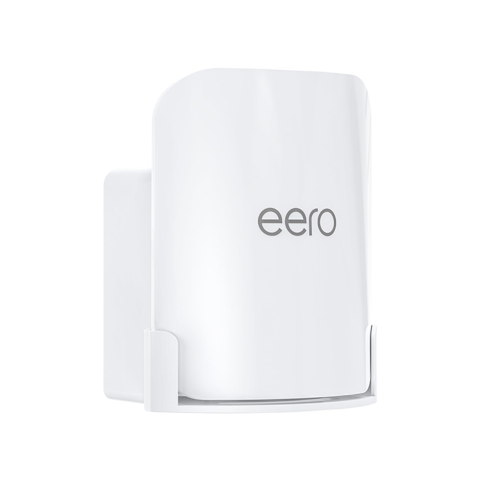 QUIDDITY eero Pro 7 Wall Mount Kit – Outlet & Wall Mount Bracket for Space Saving and Cable Management, Compatible with eero Pro 7 Tri-Band Mesh Wi-Fi 7 Router – White (1 Pack)