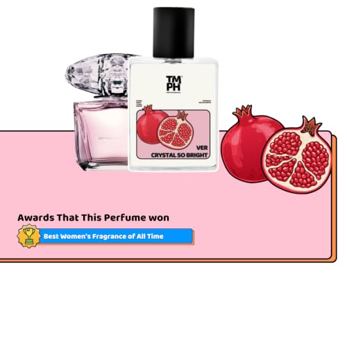 Image of TMPerfumehouse VER CRYSTAL SO BRIGHT EDP for Women | Floral, Fruity & Long Lasting Perfume Spray | Floral, Citrusy & Woody Fragrance | Luxury Gift for Her | TMPH | 50ml