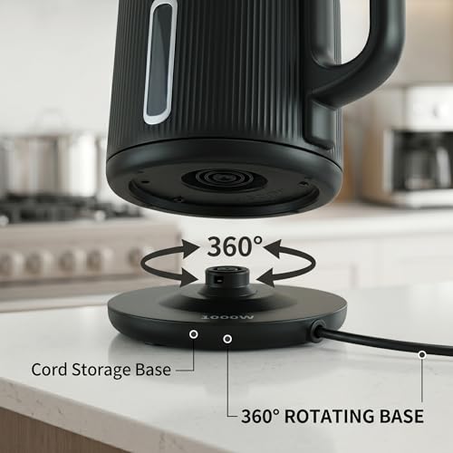 Hervidor eléctrico 1.7L con base giratoria 360° miniatura 4