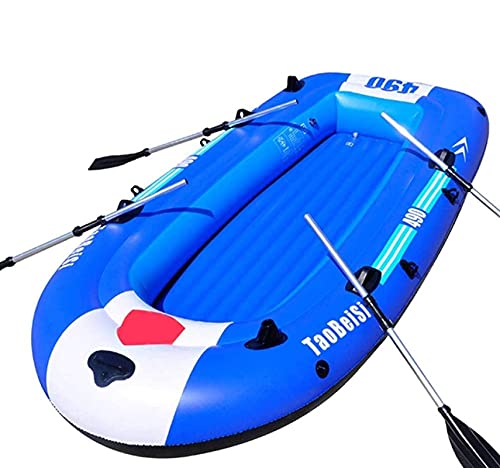 NOALED Aufblasbares Kajak, 3 Personen, 300 kg Tragkraft, Schlauchboot mit...