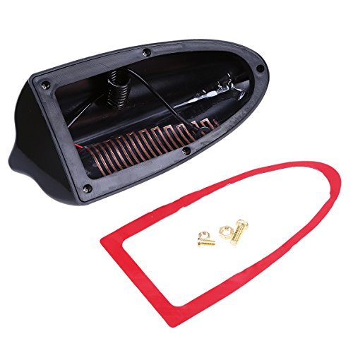 Possbay Shark Fin Antenna Car Antenna AM FM Radio Signal Aerial Adhesive Tape Base Super Functional